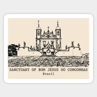 Sanctuary of Bom Jesus do Congonhas - Brazil Sticker